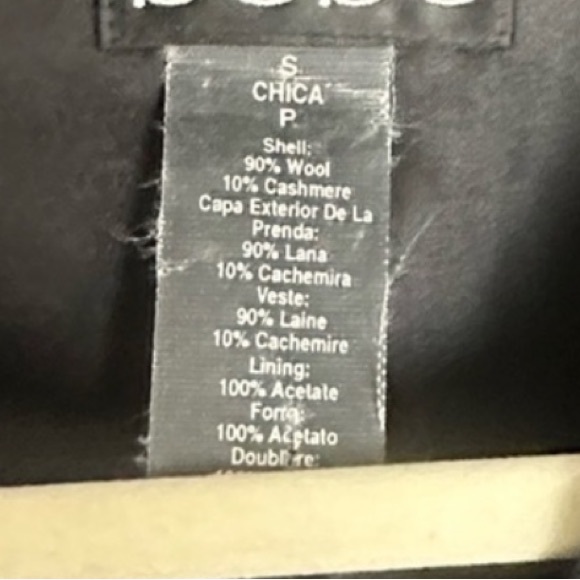 Women's Dark Gray  Coat, Bebe size S - Picture 6 of 6